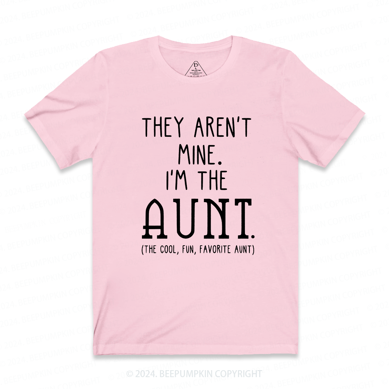 They Aren't Mine I'm The Aunt T-Shirts 