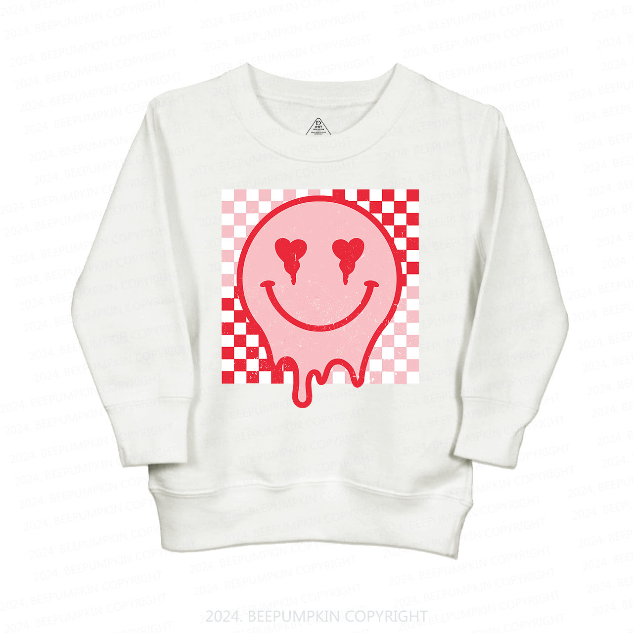 Melt Face Valentine's Day Kids Sweatshirt
