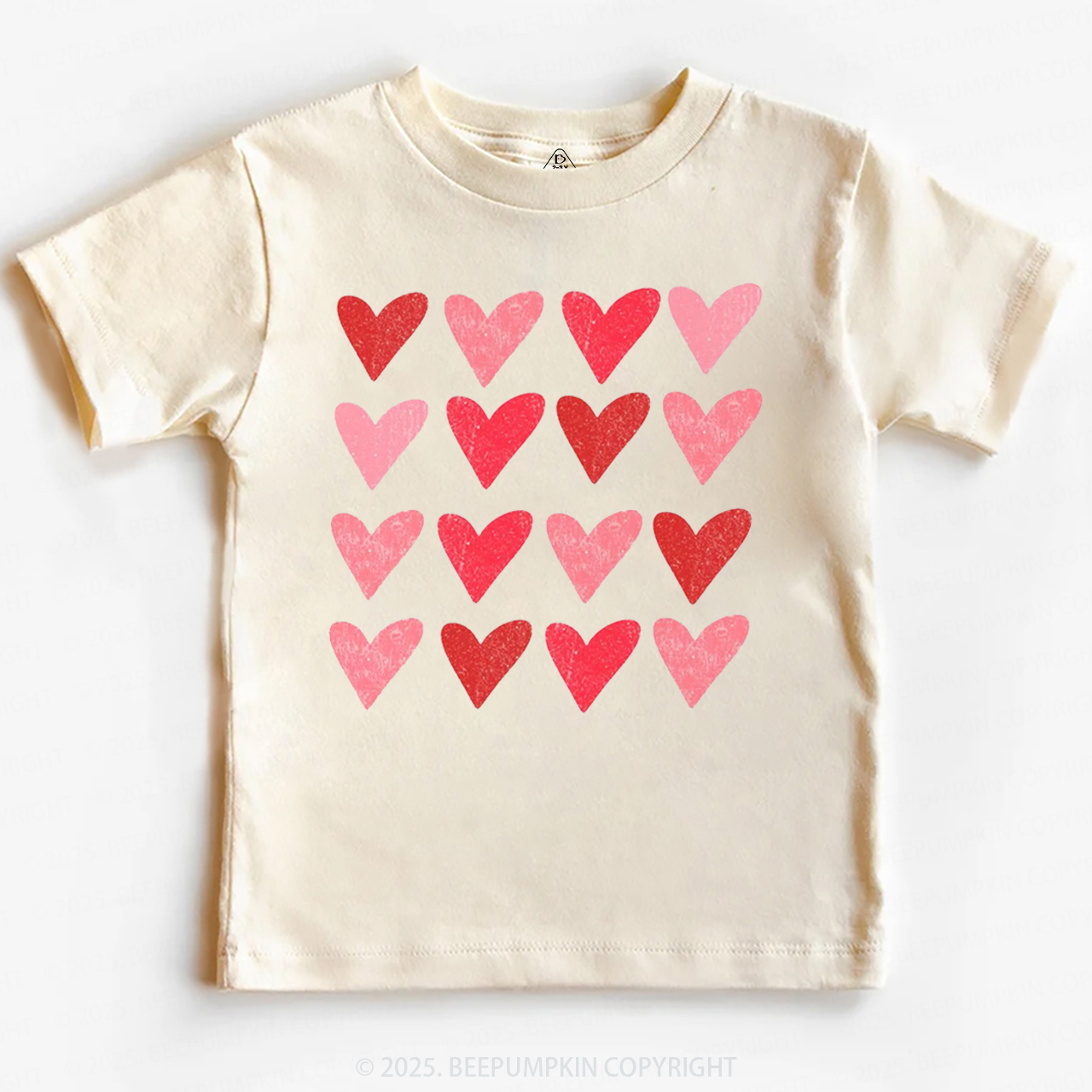 Heart Valentine's Day Toddler&Kid's Tees Beepumpkin