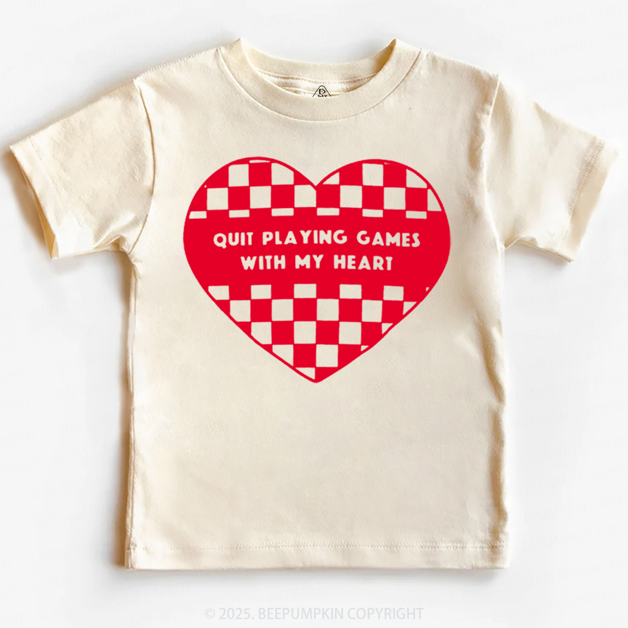 Quit Playing Games With My Heart Toddler&Kid's Tees Beepumpkin