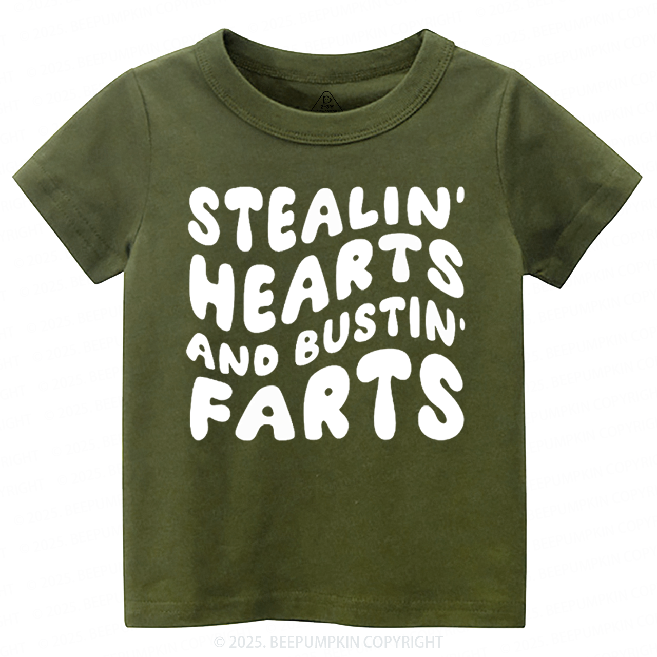 Stealin Hearts And Bustin Farts Valentine's Day Toddler&Kid's Tees Beepumpkin