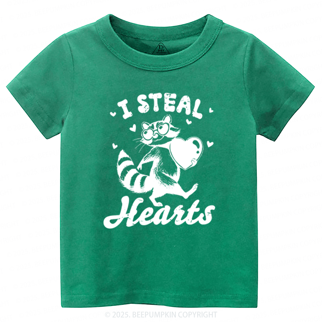 I Steal Hearts Valentine's Day Toddler&Kid's Tees Beepumpkin