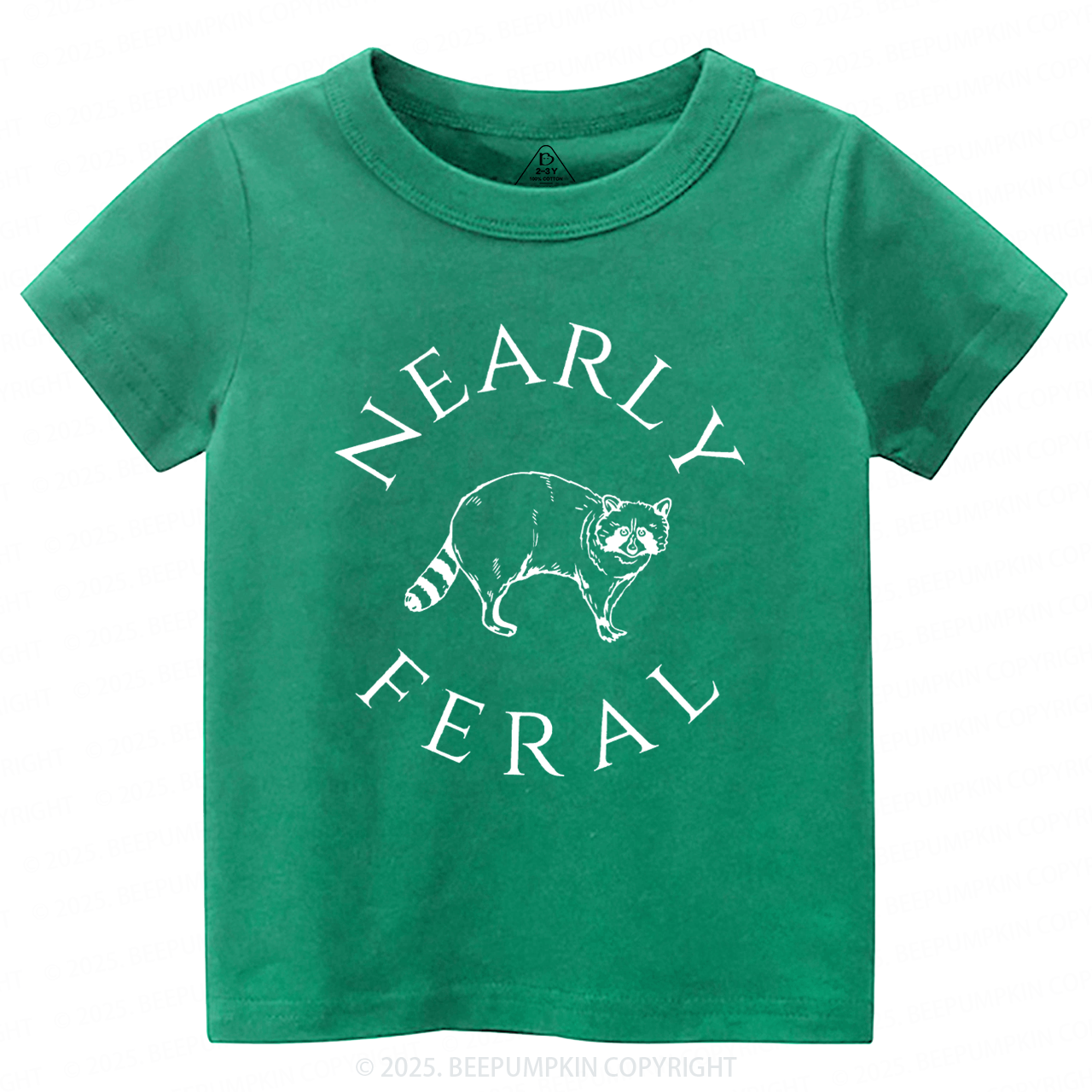 Nearly feral Toddler&Kid's Tees Beepumpkin