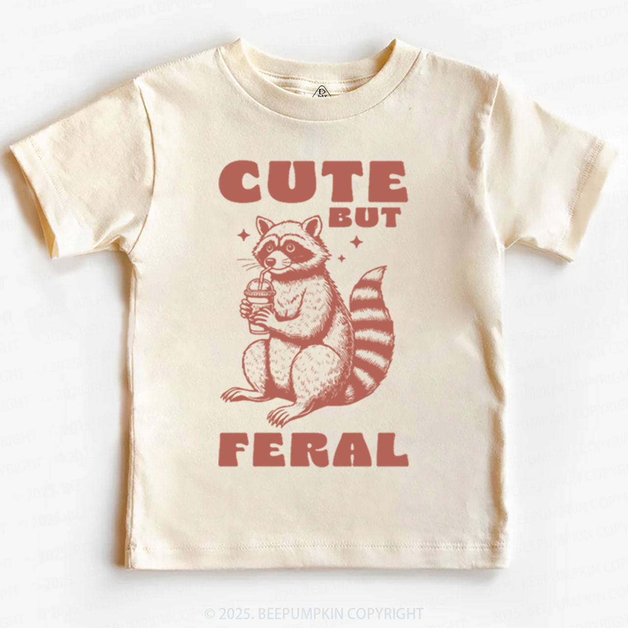 Cute But Feral Toddler&Kid's Tees Beepumpkin