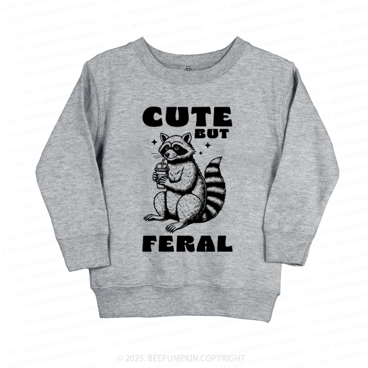Cute But Feral Kid's Sweatshirt