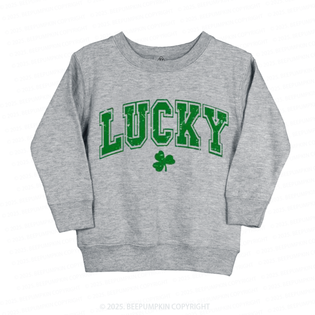 Lucky Shamrock St. Patrick's Day Kid's Sweatshirt