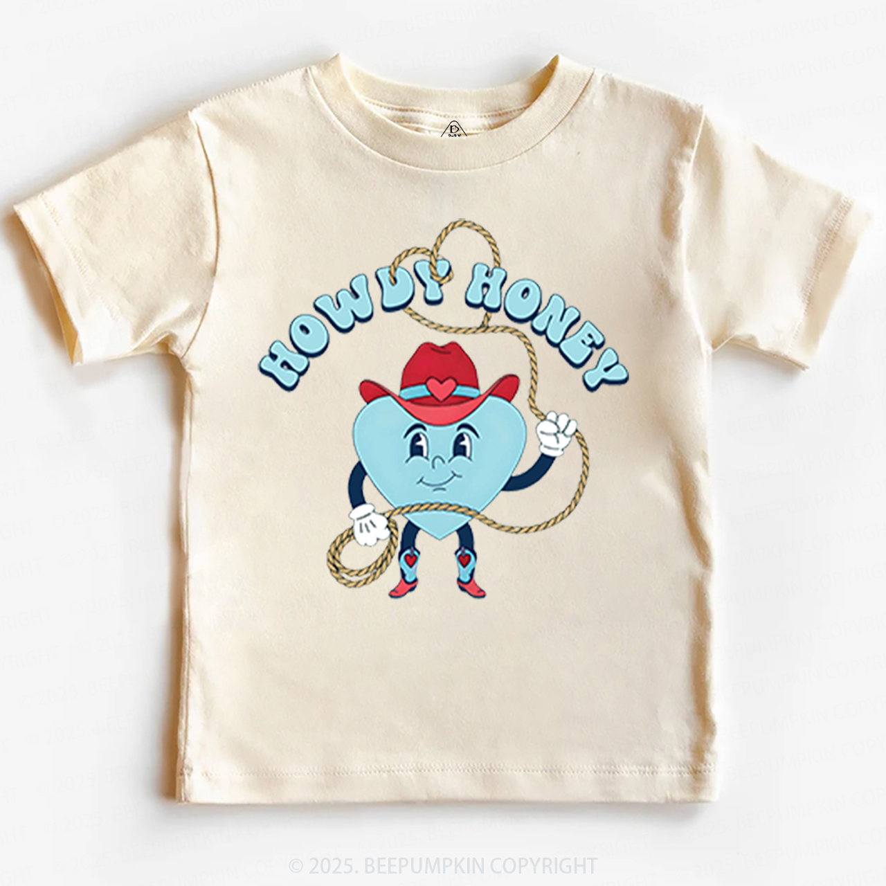 Howdy Honey Valentine's Day Toddler&Kid's Tees Beepumpkin