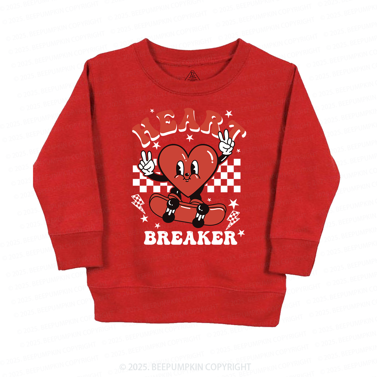 Heart Breaker Valentine's Day Kid's Sweatshirt 2
