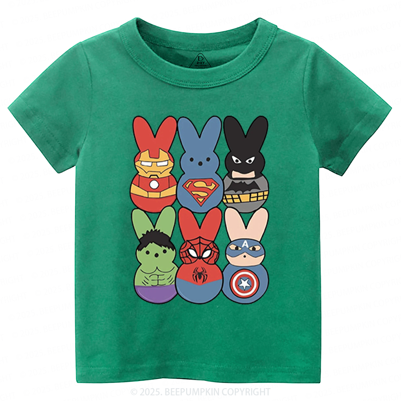 Heroes Easter Day Toddler&Kid's Tees Beepumpkin