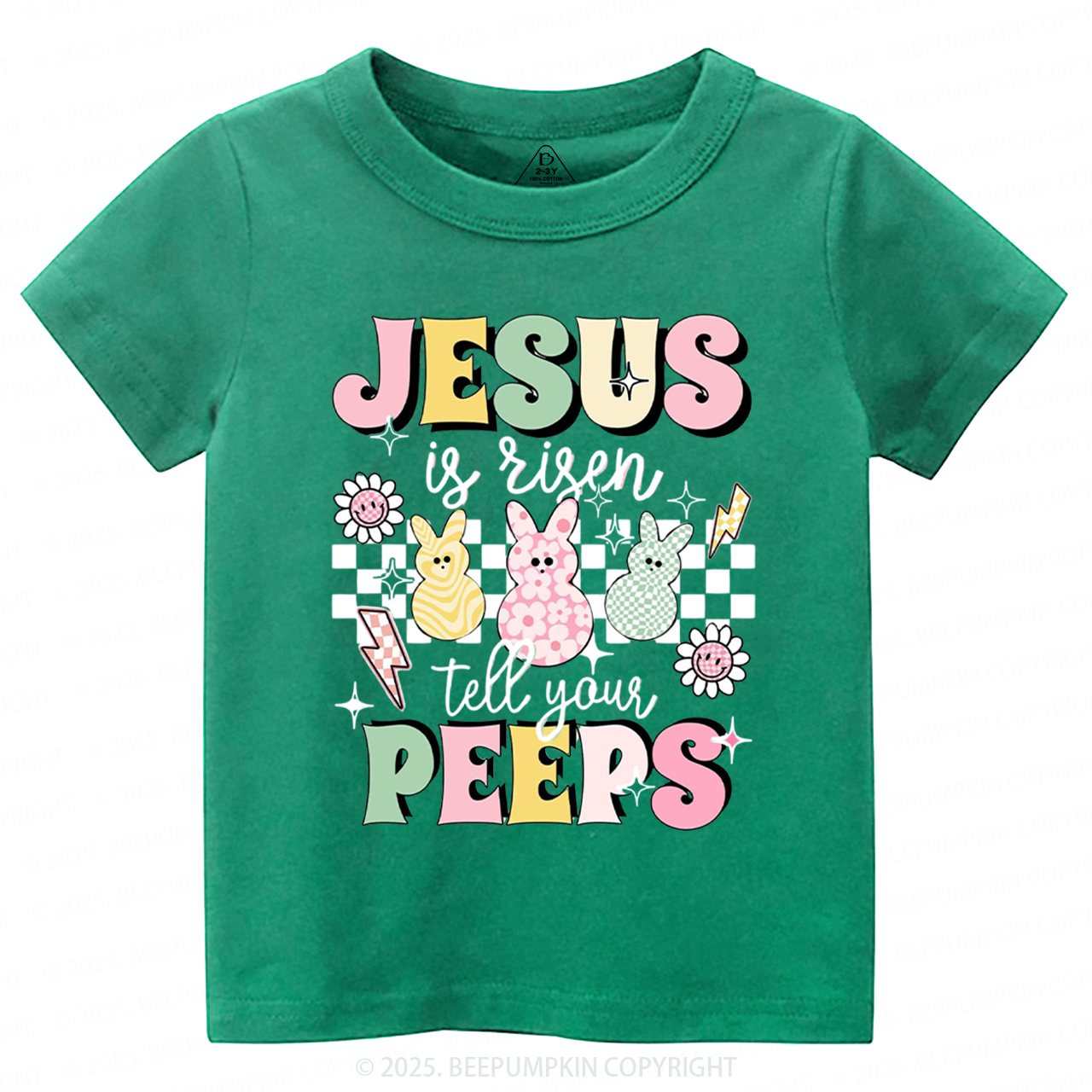 Jesus Is Risen Tell Your Peeps Toddler&Kid's Tees Beepumpkin