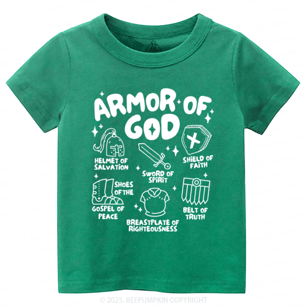 Armor of God Toddler&Kid's Tees Beepumpkin