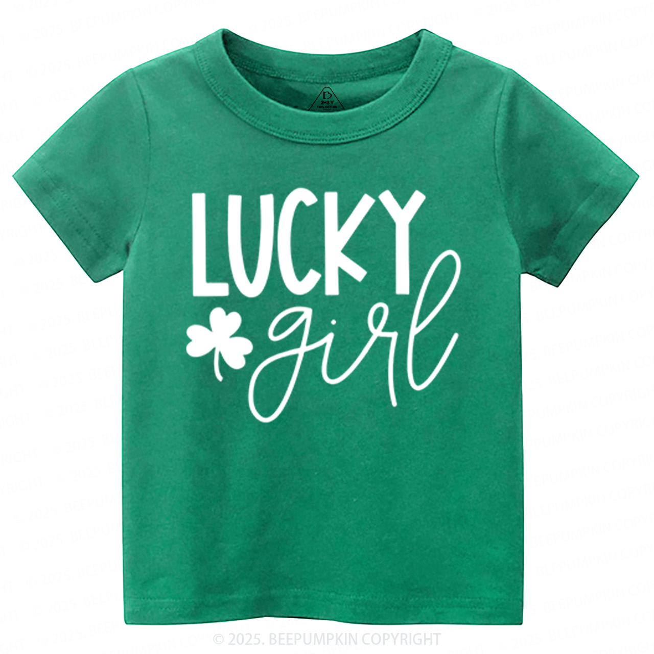Personalized Lucky Boy And Girl St.Patricks Day Toddler&Kid's Tees Beepumpkin