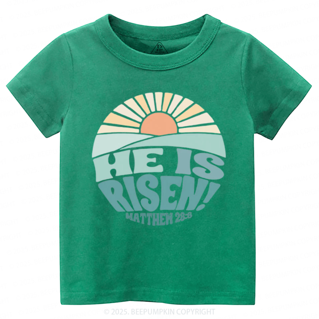 He is Risen Toddler&Kid's Tees Beepumpkin