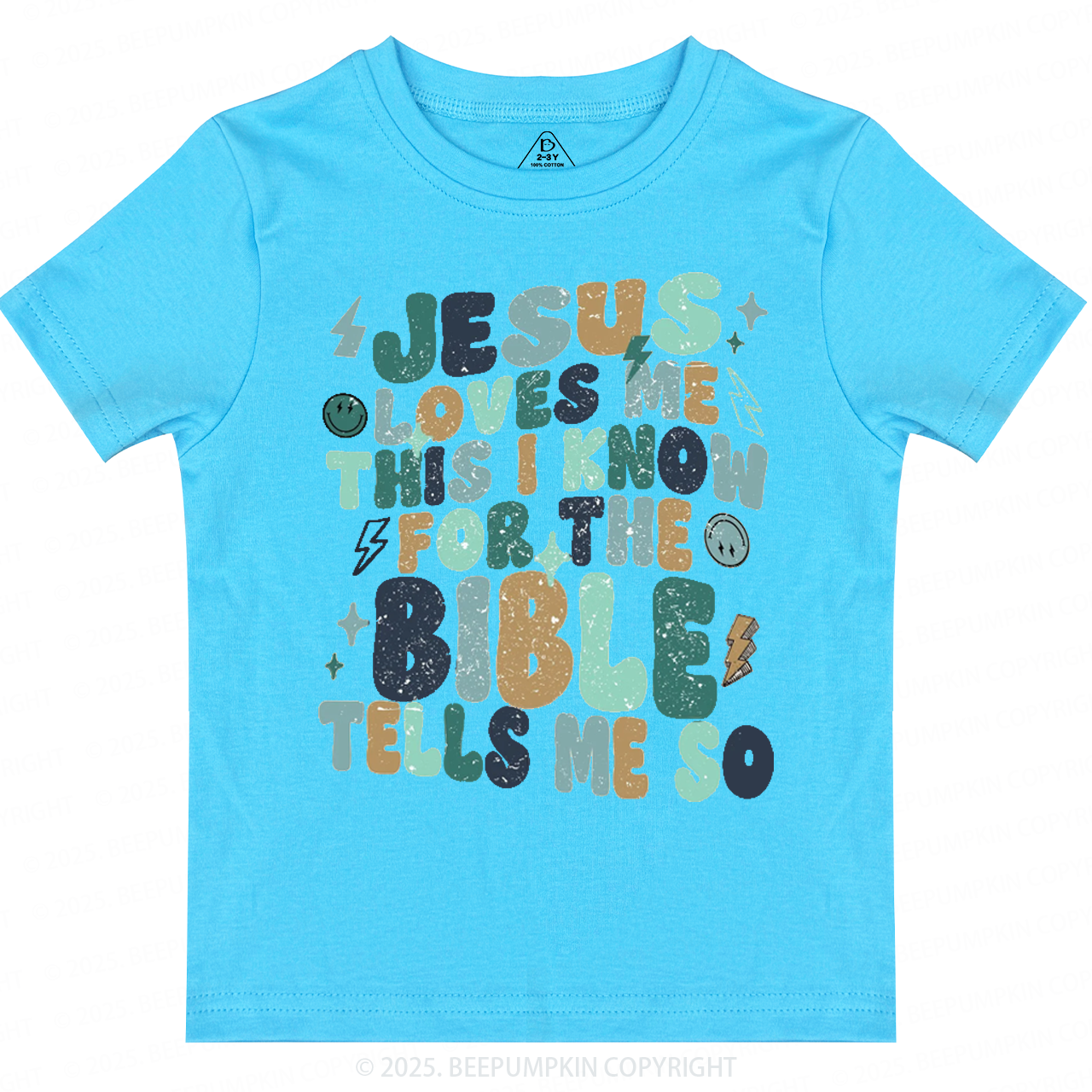 Jesus Loves Me Toddler&Kid's Tees Beepumpkin