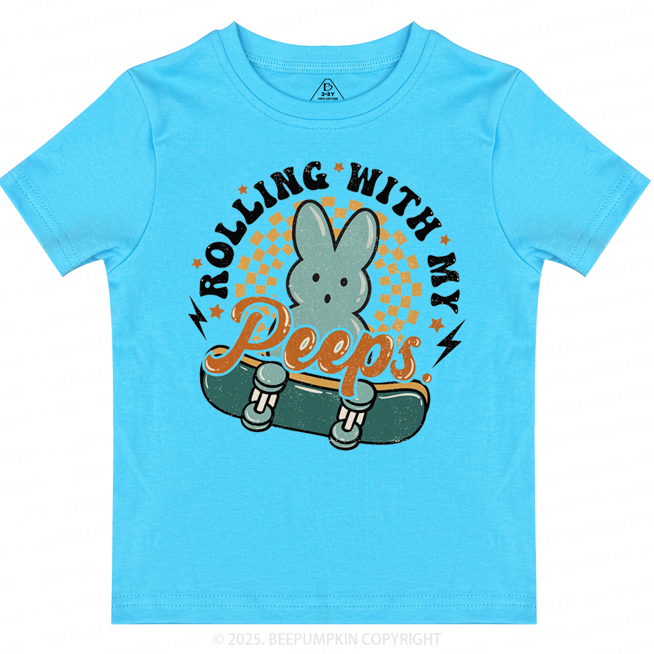 Rolling With My Peeps Toddler&Kid's Tees Beepumpkin