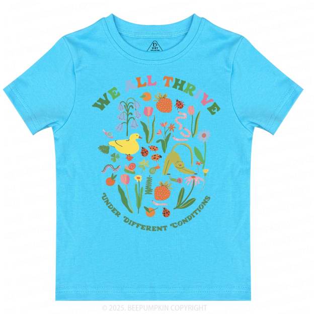 We All Thrive Toddler&Kid's Tees Beepumpkin