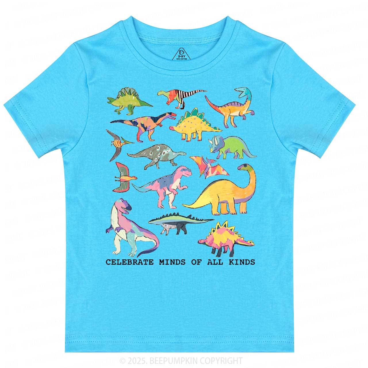 Celebrate Minds Of All Kinds Toddler&Kid's Tees Beepumpkin