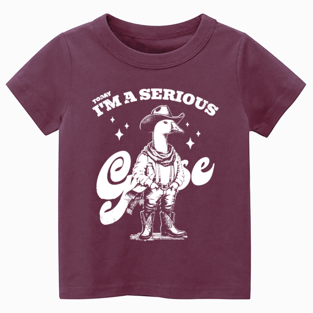 Serious Goose Toddler&Kid's Tees Beepumpkin