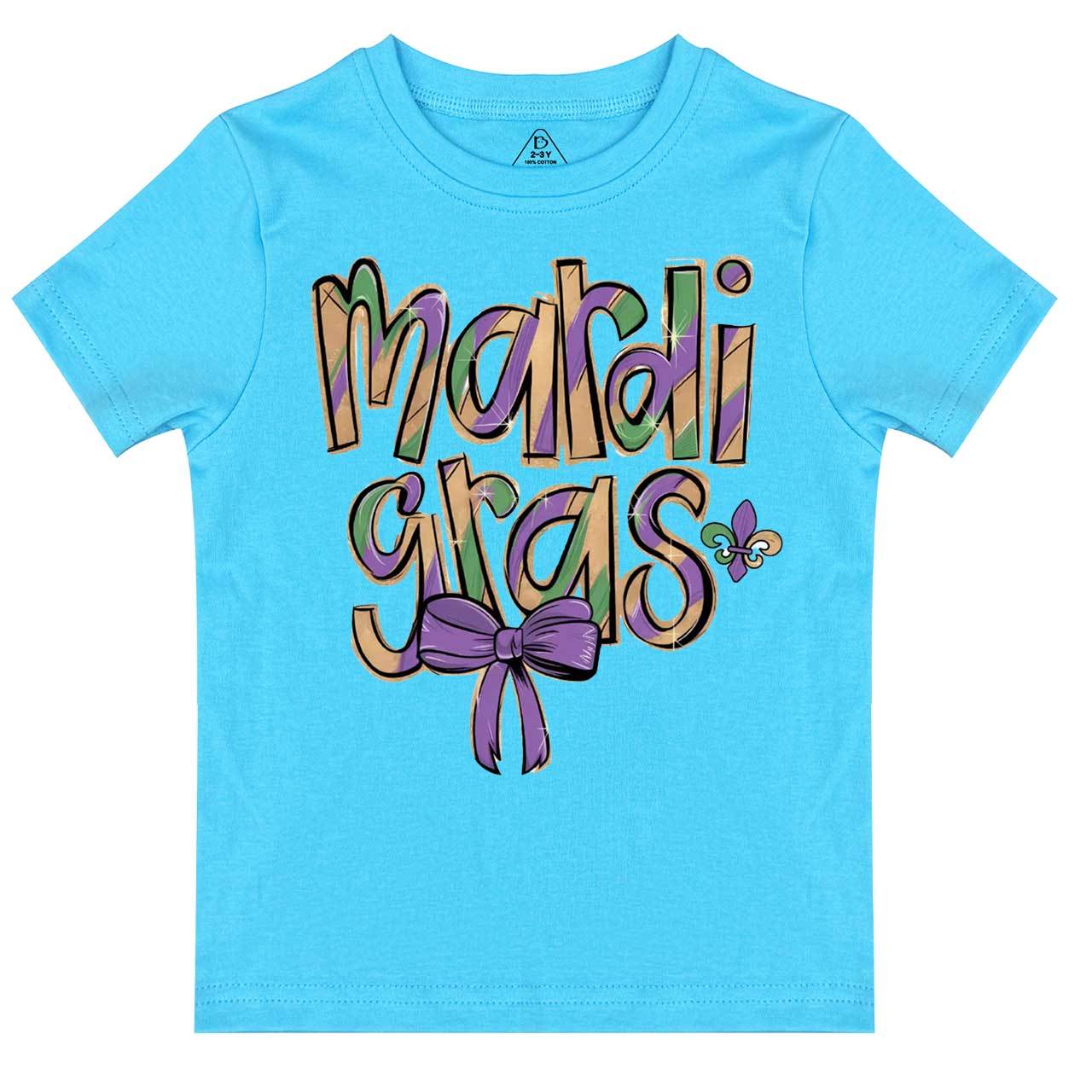 Mardi Gras Toddler&Kid's Tees Beepumpkin
