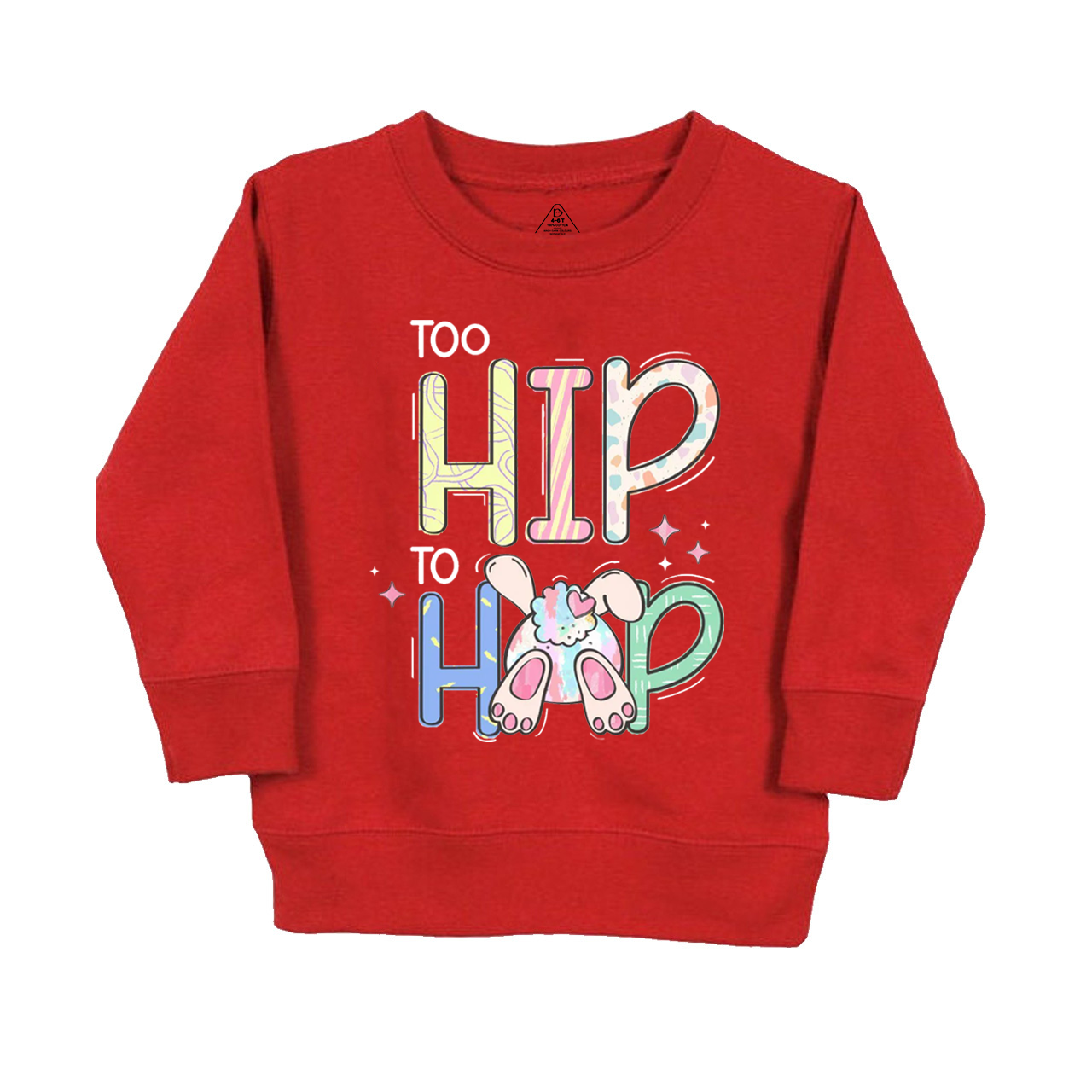 Too Hip To Hop Bunny Kid's Sweatshirt