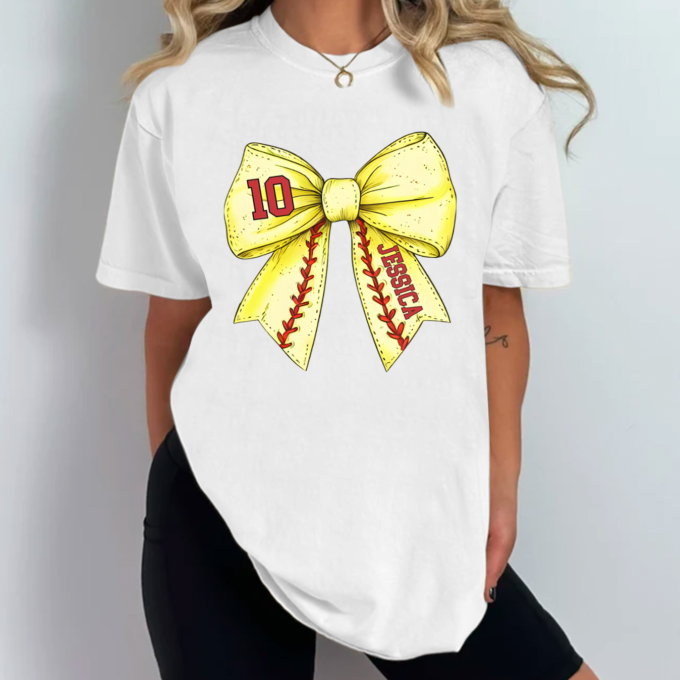 Softball Bow Mama T-Shirts