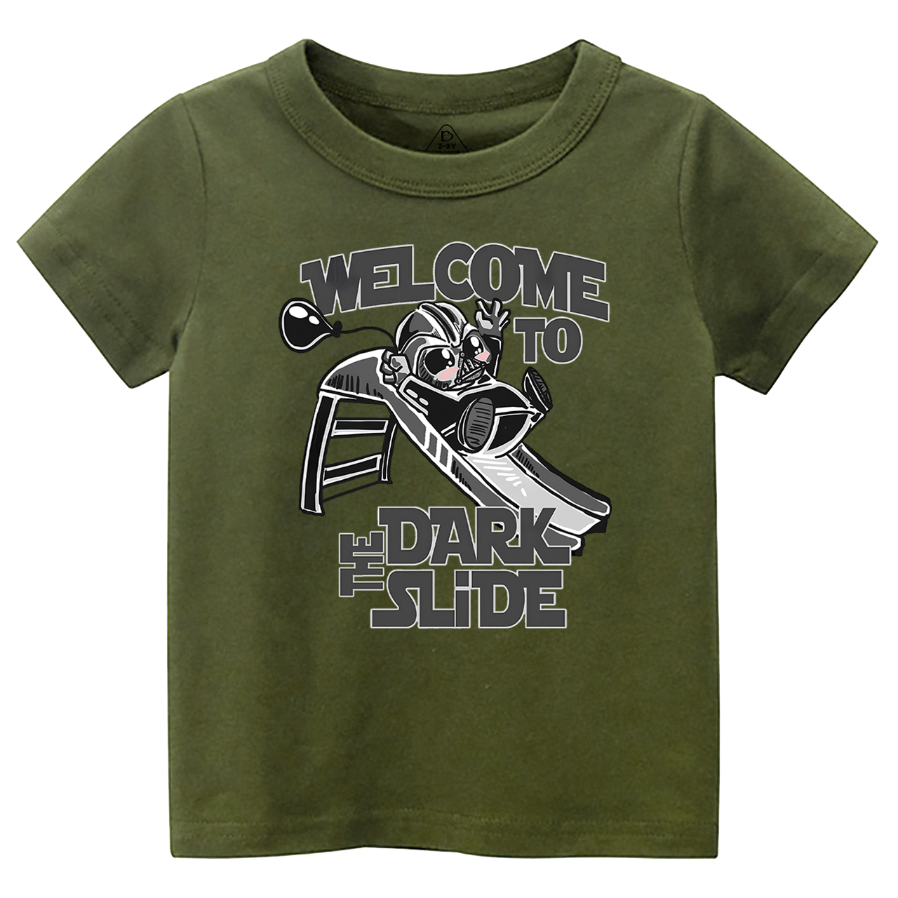 Welcome To The Dark Slide Toddler&Kid's Tees Beepumpkin