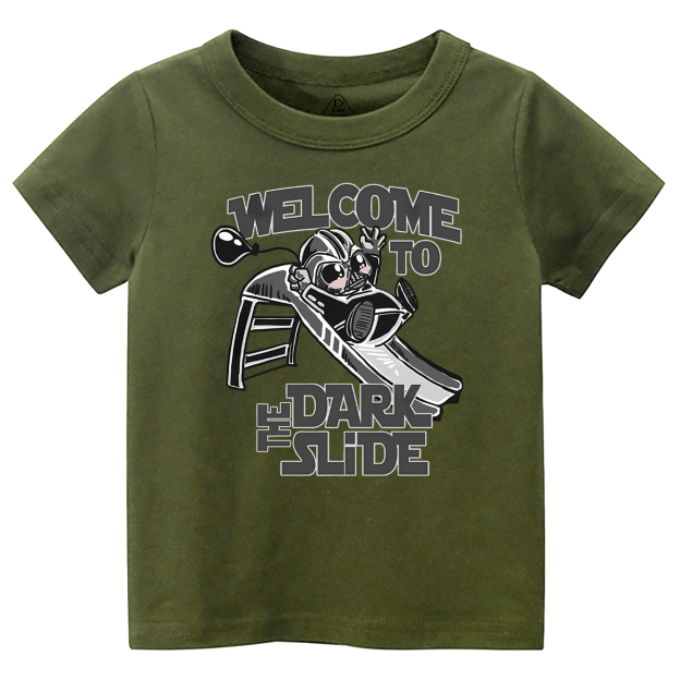 Welcome To The Dark Slide Toddler&Kid's Tees Beepumpkin