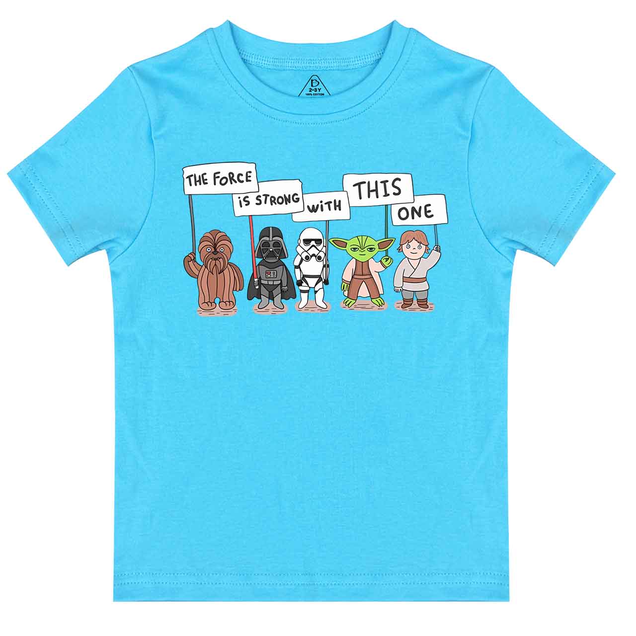 The Force Is Strong With This One Toddler&Kid's Tees Beepumpkin