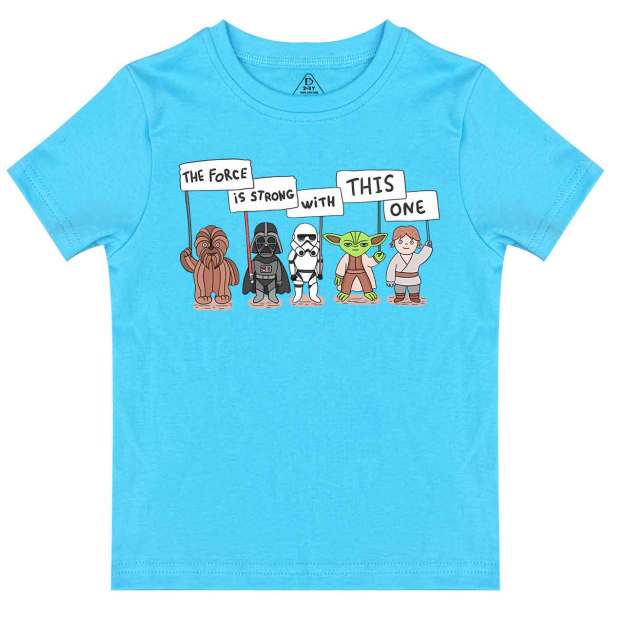 The Force Is Strong With This One Toddler&Kid's Tees Beepumpkin