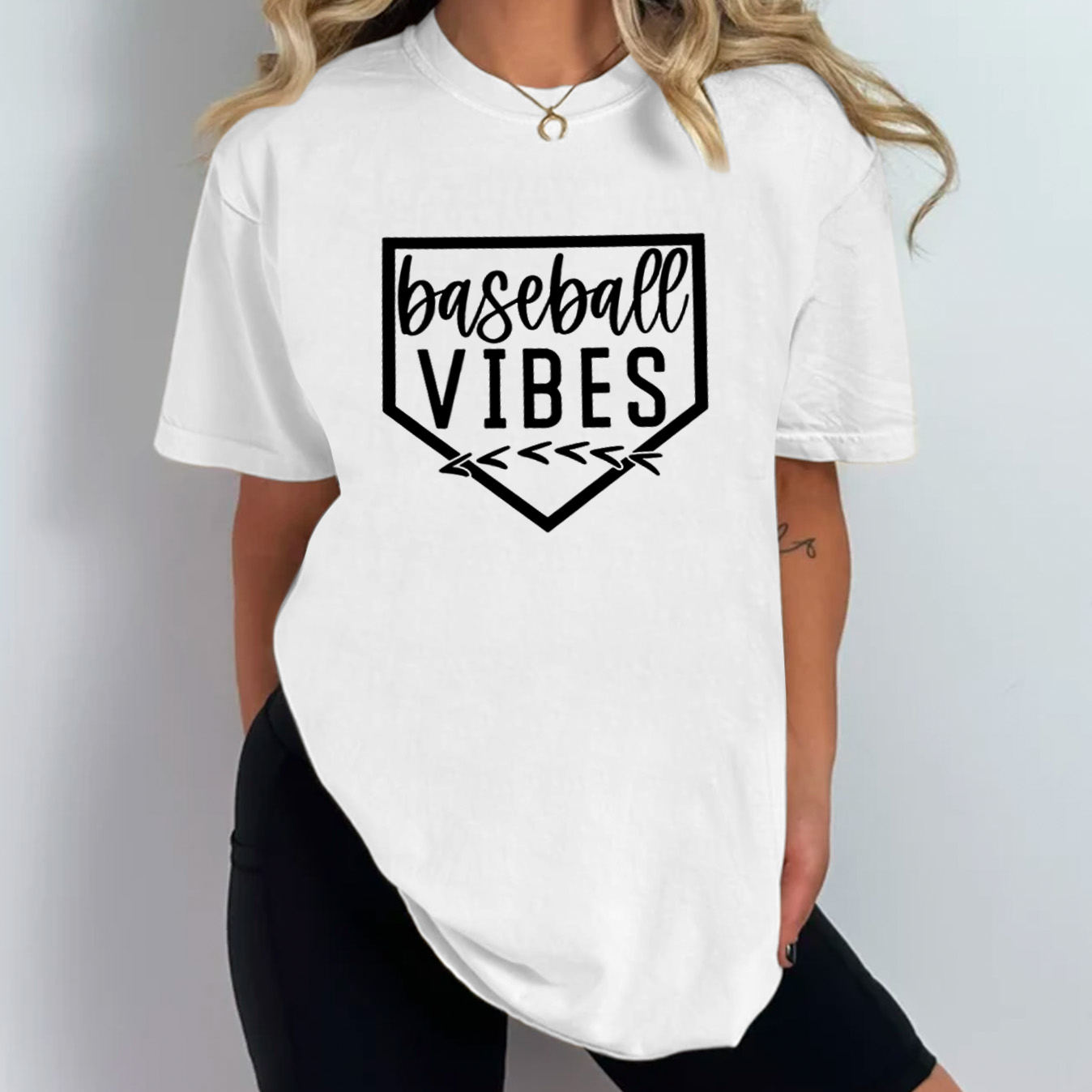 Baseball Vibes Mama T-Shirts