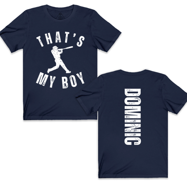 Personalized That's My Boy Baseball Mama T-Shirts