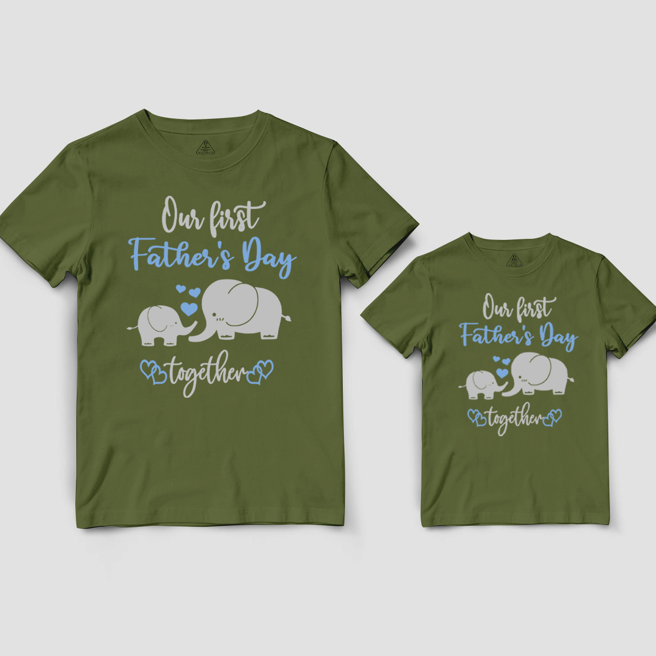 Our First Fathers Day Daddy And Me Matching Shirt
