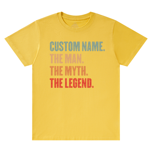 Custom The Man Phe Myth The Legend Dad and me Shirt