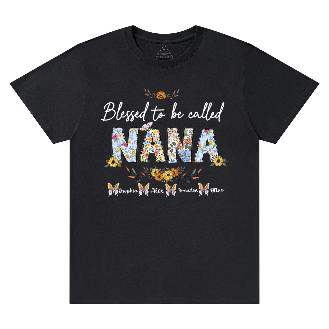 Personalized Blessed To Be Called Nana T-Shirts