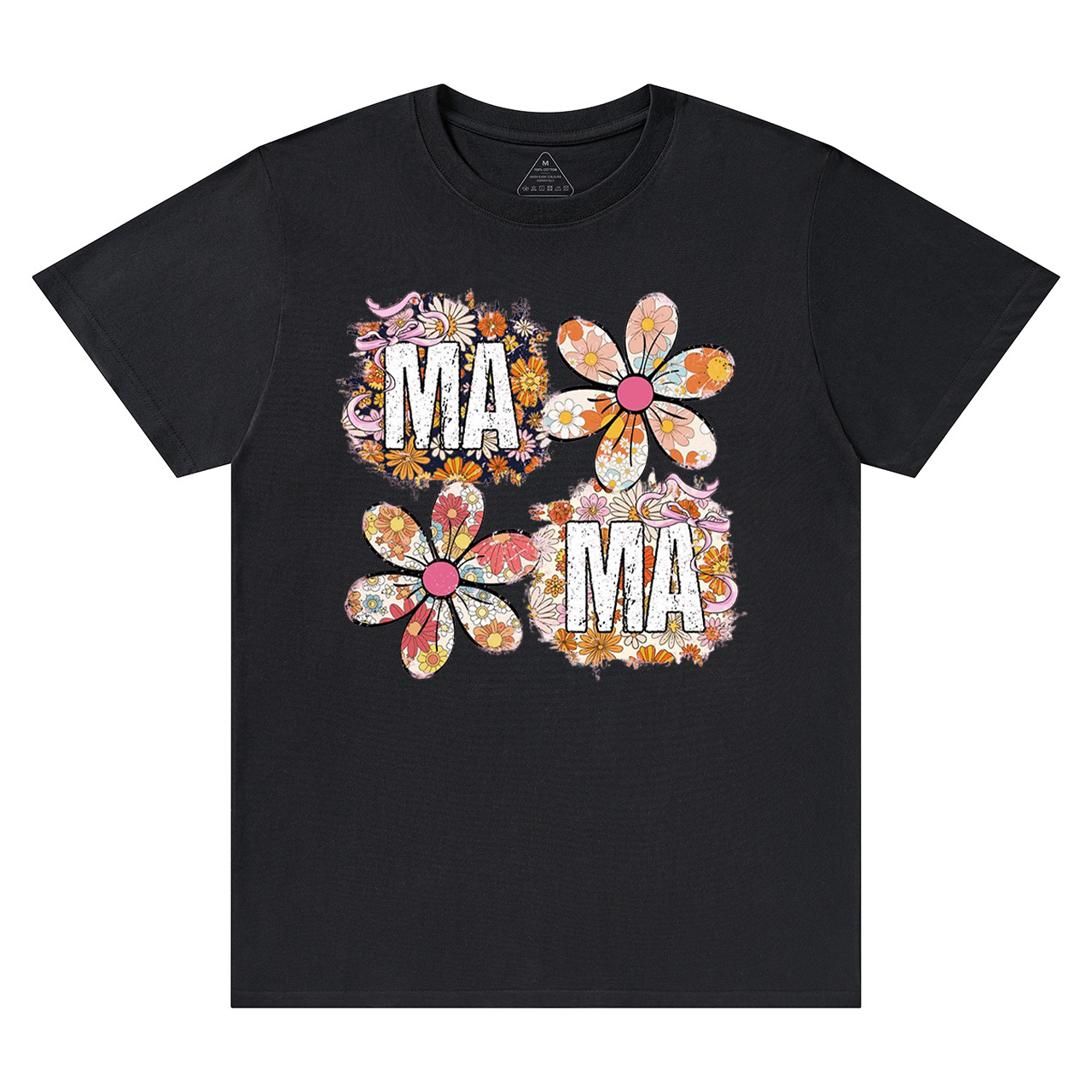Retro Comfort Colors Floral Mama T-Shirts