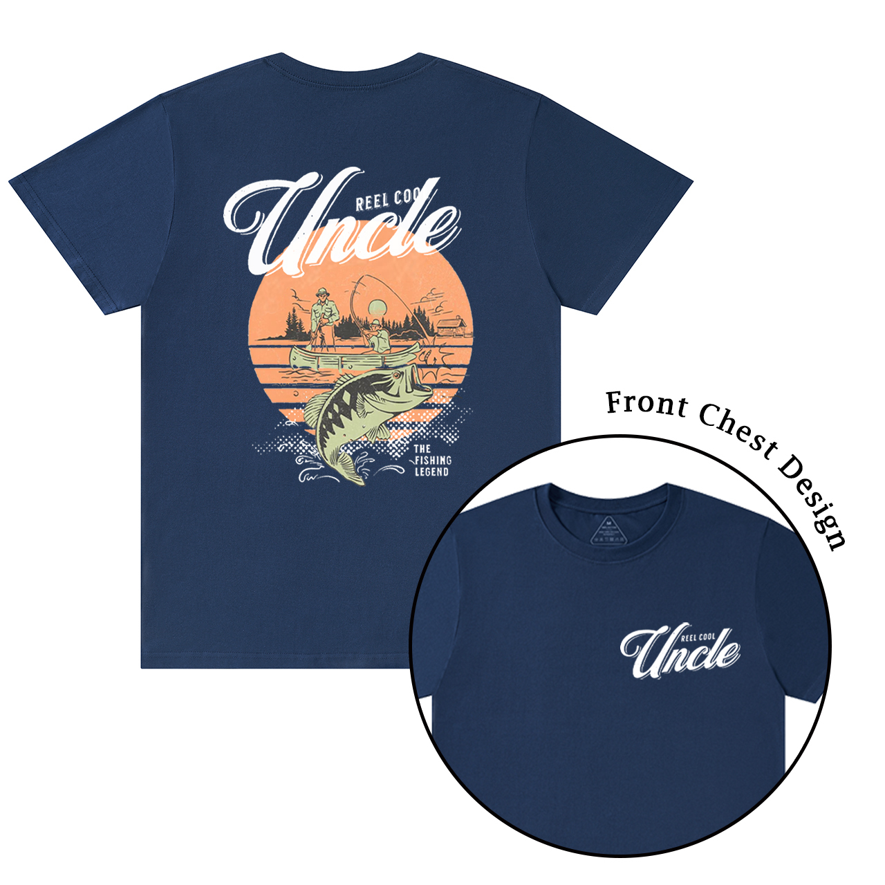 Personalized Cool Dad Fishing T-shirt