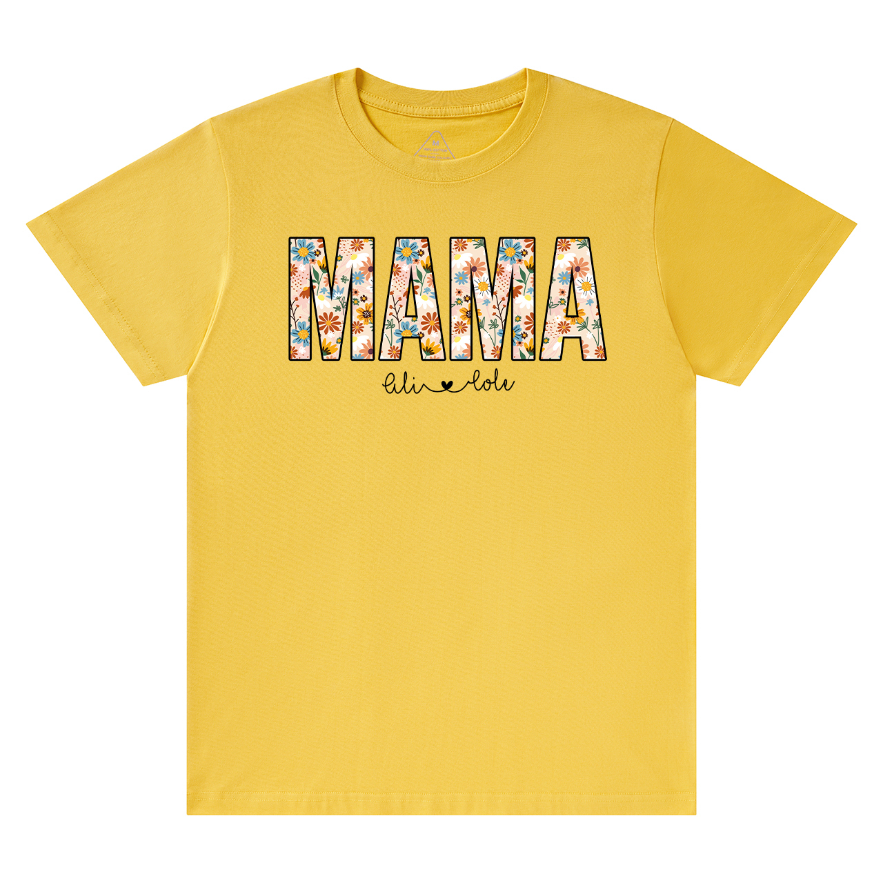 Personalized Mama Floral T-Shirts