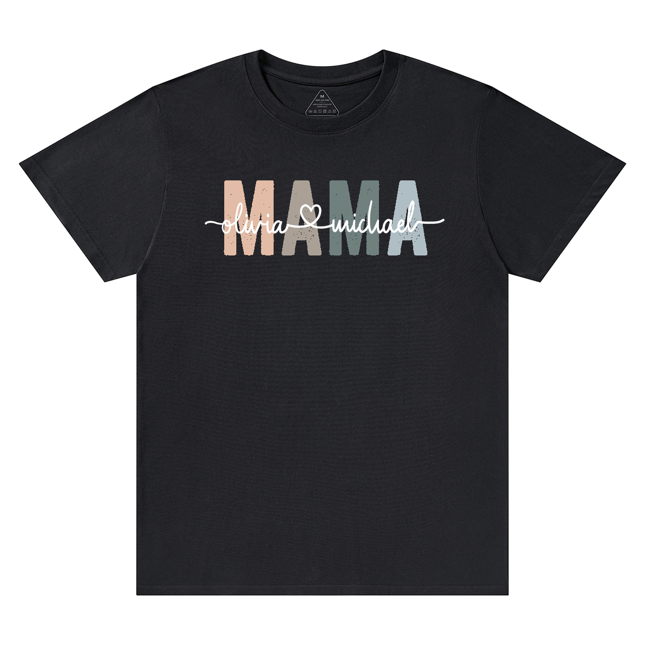 Personalized Mama With Children Names T-Shirts