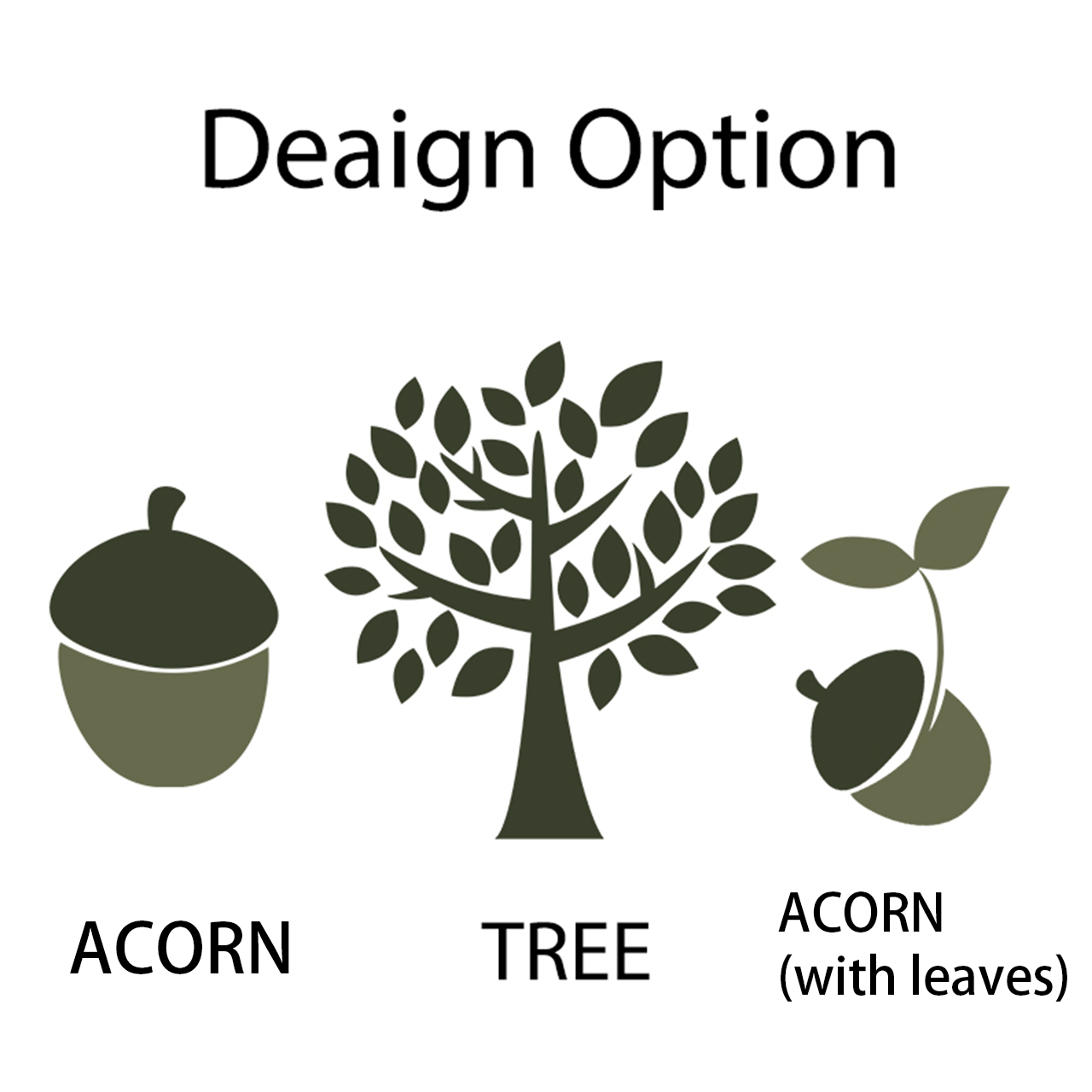 Tree And Acorn Shirts For Dad And Me