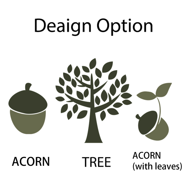 Tree And Acorn Shirts For Dad And Me