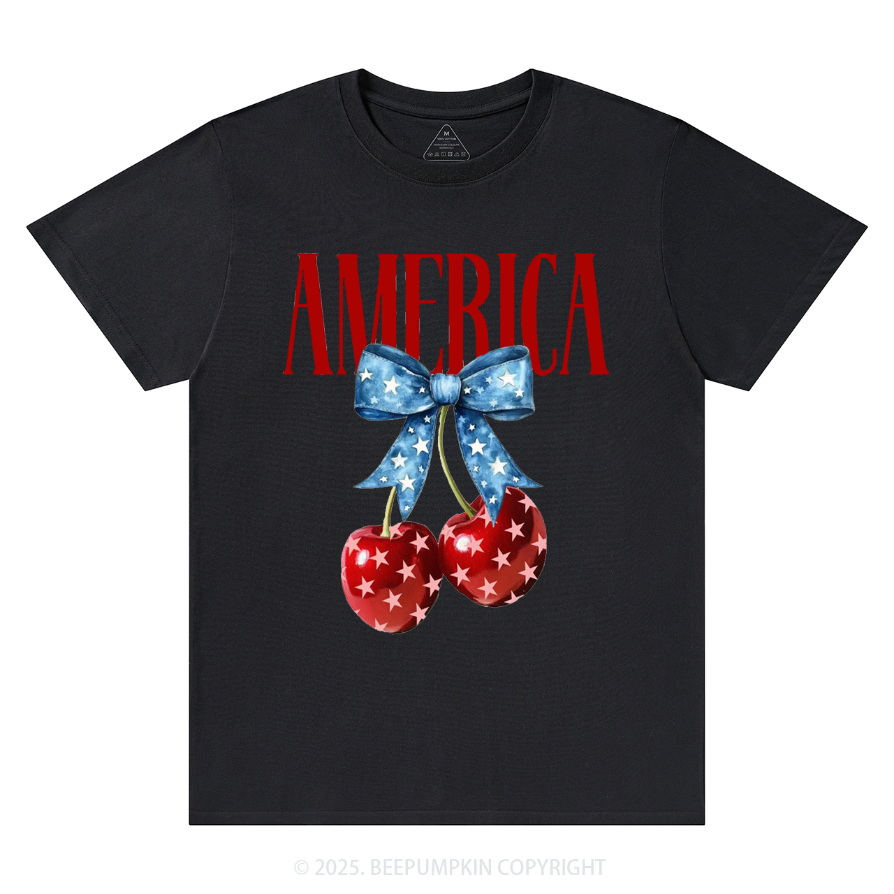American Flag Cherry Mama T-Shirts