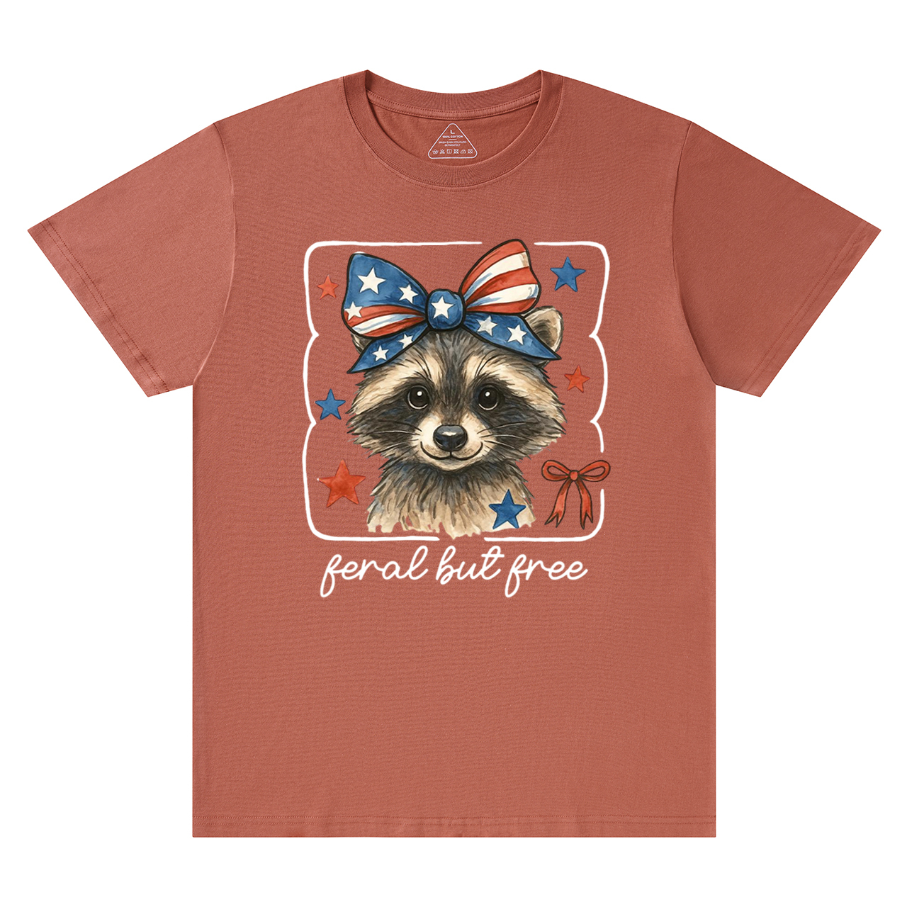 Feral But Free Raccoon Mama T-Shirts