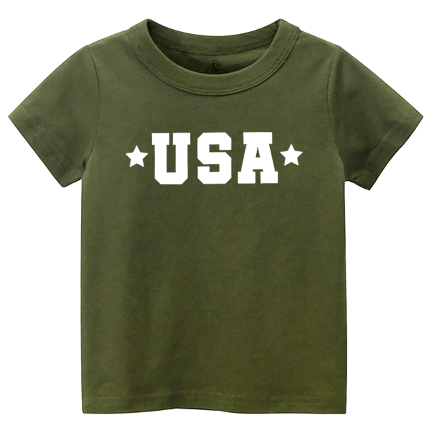 Star USA 4th Of July Eagle Toddler Tees