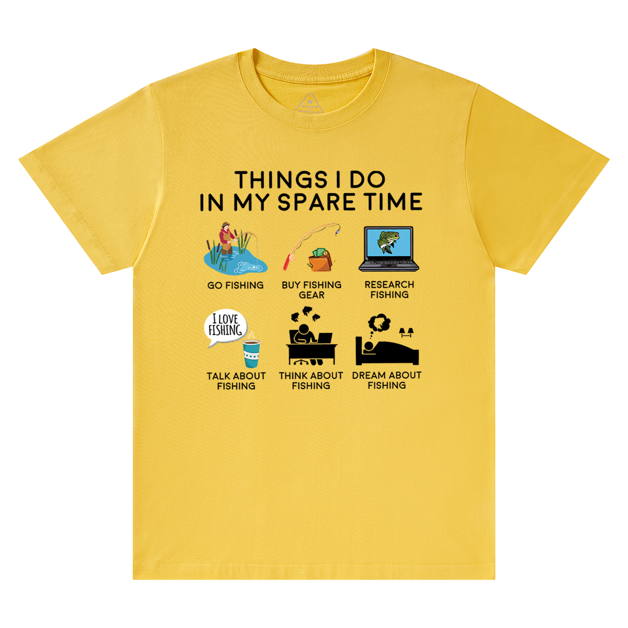 Fishing Things I Do In My Spare Time Dad T-Shirt