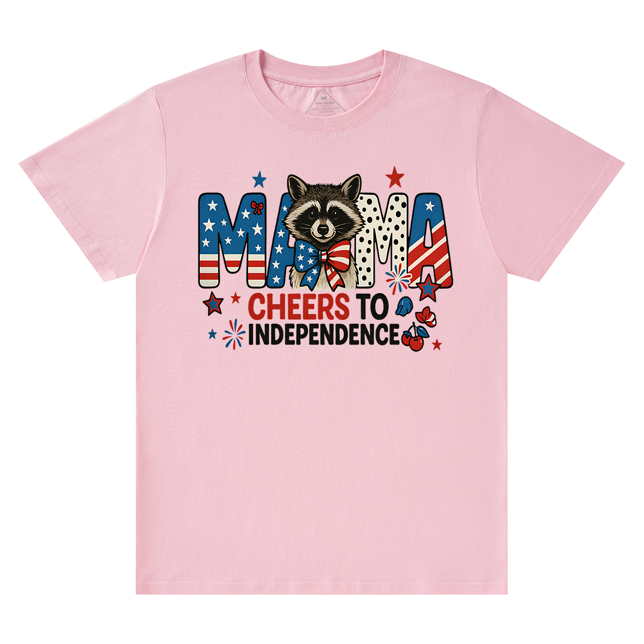 Patriotic Raccoon Mama T-Shirts