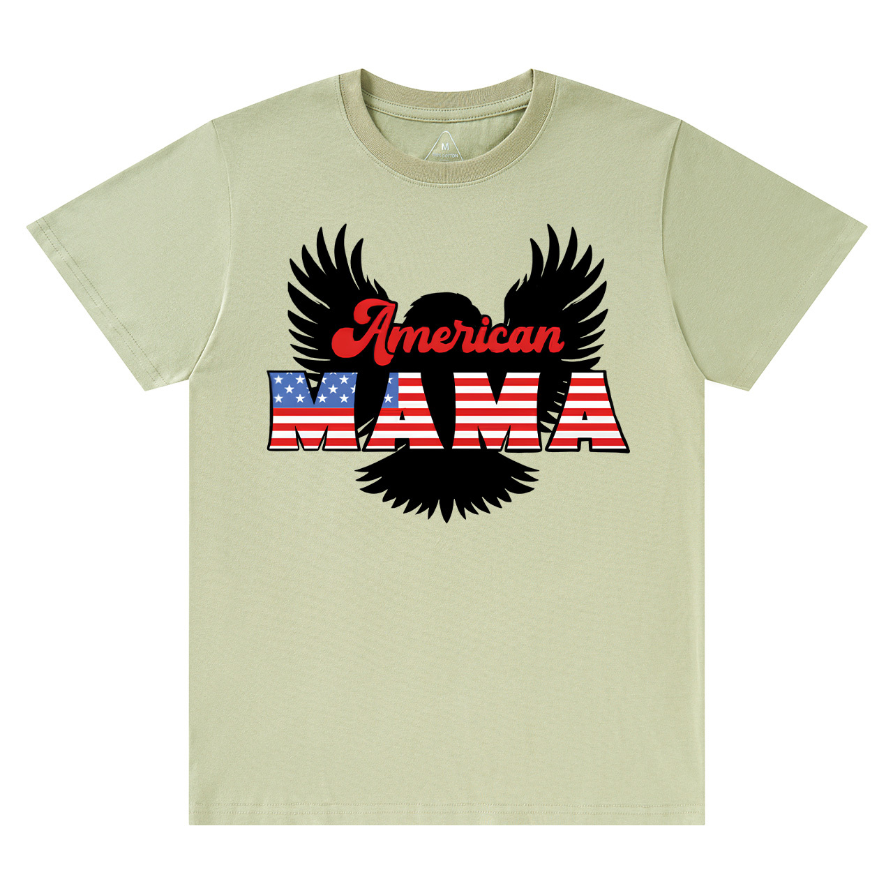 Patriotic Eagle Graphic Mama T-Shirts