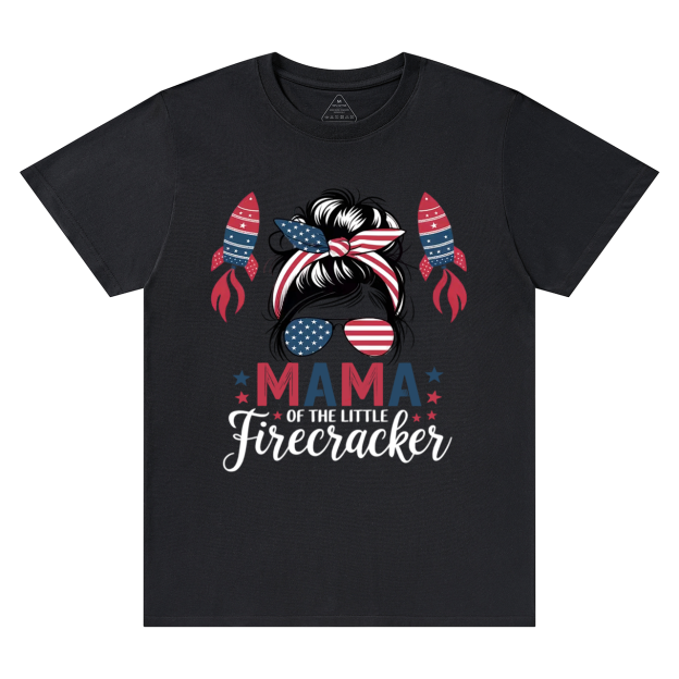 Little Firecracker 4th Of July Mama T-Shirts