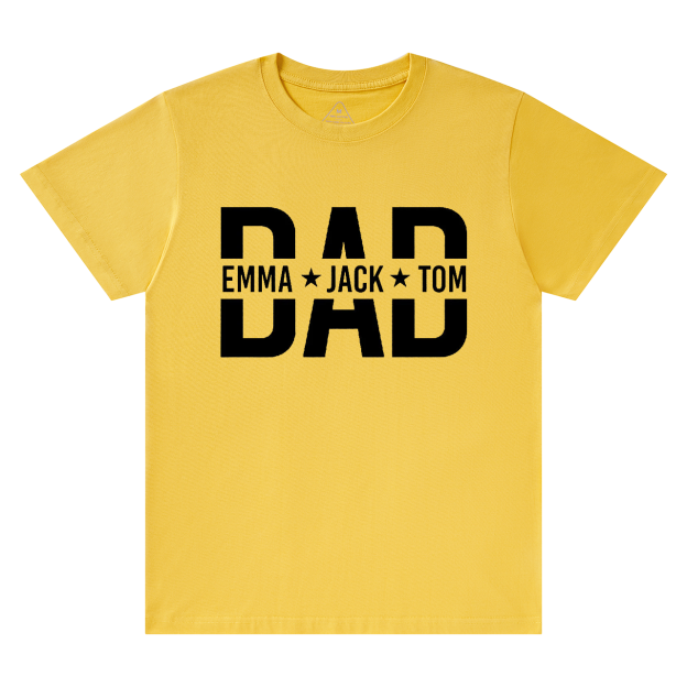Personalized Kid’s Name Dad T-shirt