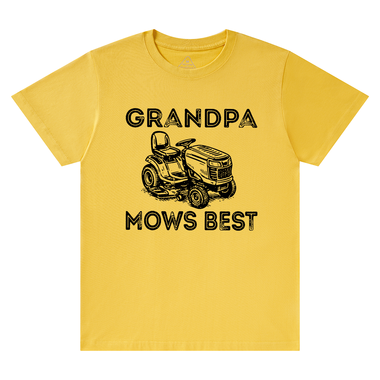 Personalized Grandpa Mows Best T-shirt