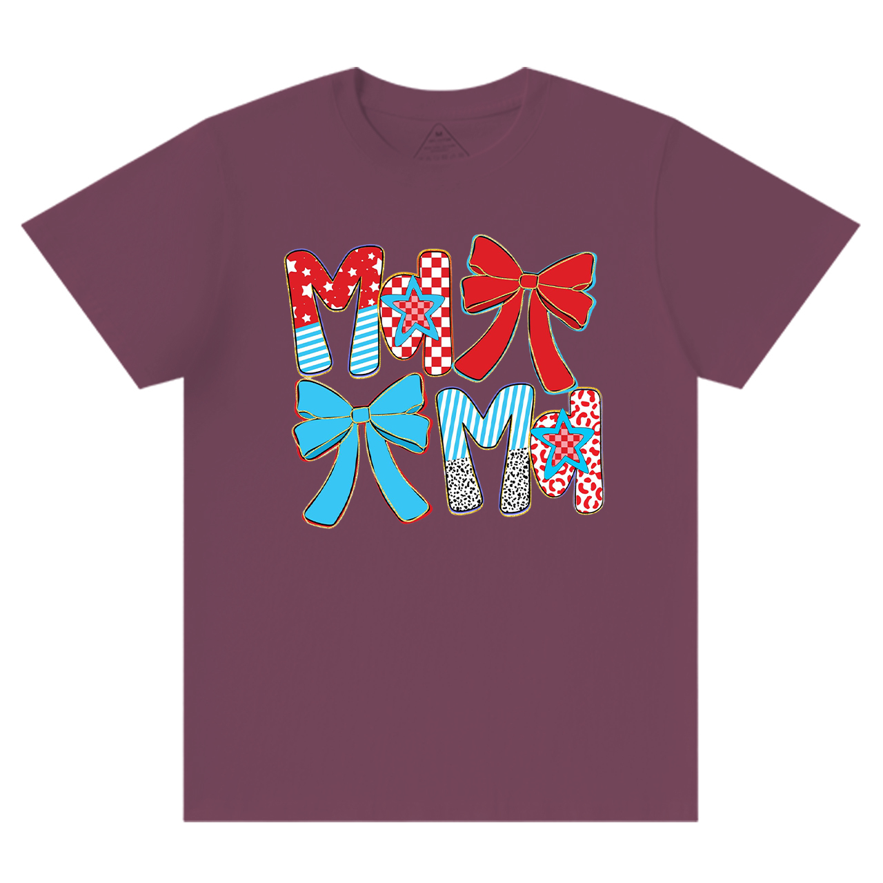 Preppy Patriotic Mama Coquette T-Shirts